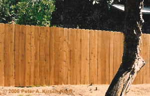Dog Eared Cedar Fence Boards 