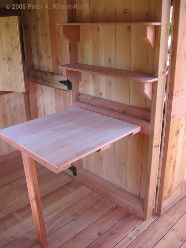 Custom Built Treehouse Desk -  Malibu, California